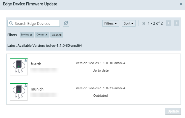 Firmware Update UI