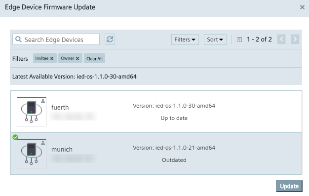 Firmware Update UI