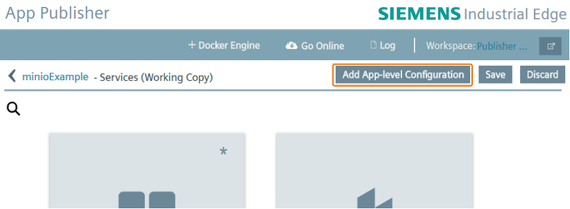 add applevel config