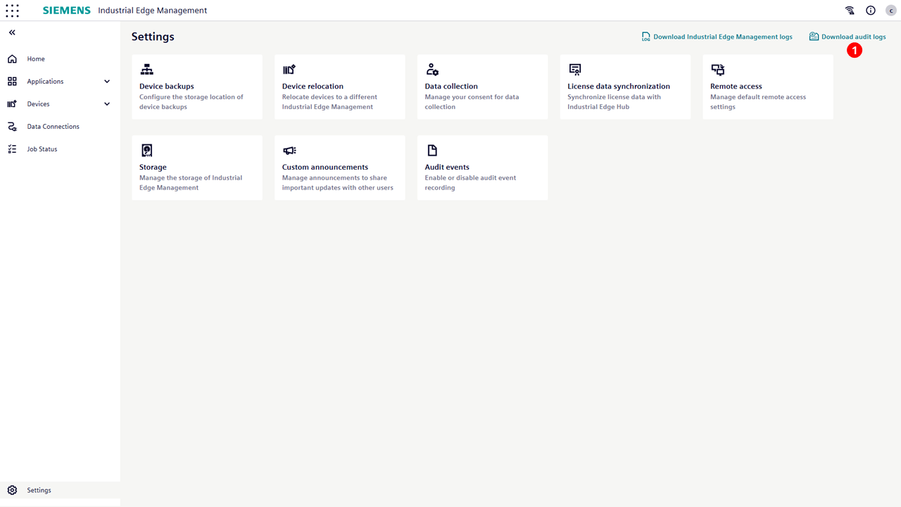 Download Audit Logs