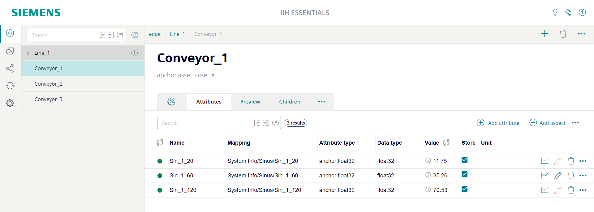 Attributes in IIH Essentials.