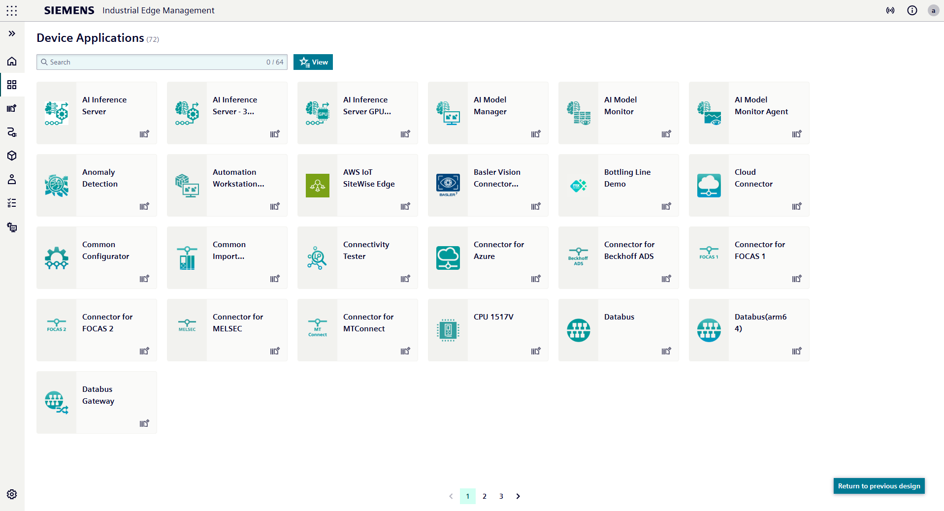Industrial Edge Management UI