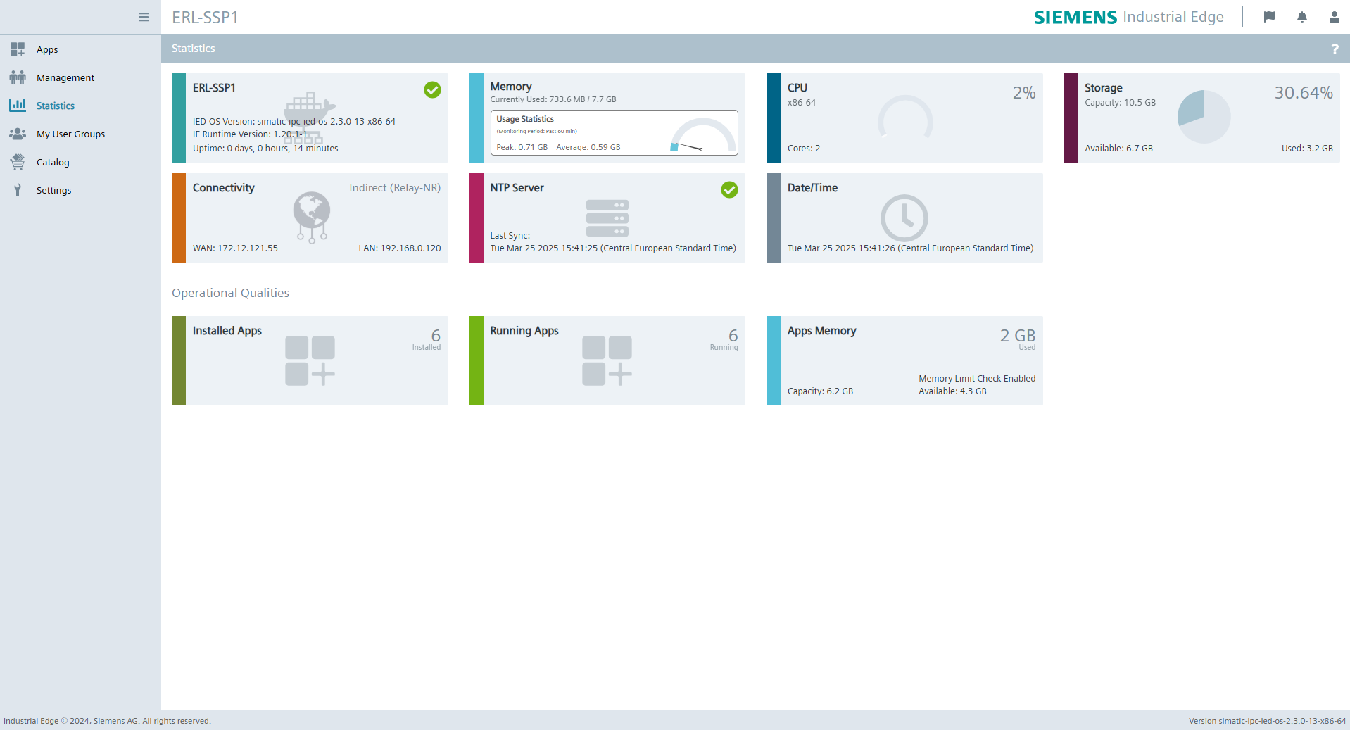 Industrial Edge Runtime UI